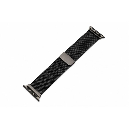 Elegani Magnetic Milanese Mesh Replacement Band Compatible with Apple Watch 42mm, Black SBMMTC-BLK-42mm