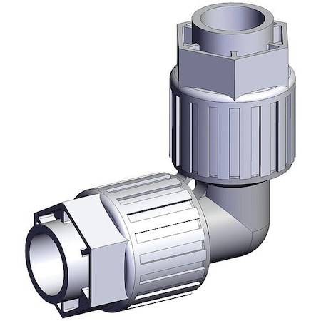 Smc High Purity Tube Fitting, Union, PFA LQ3E5A
