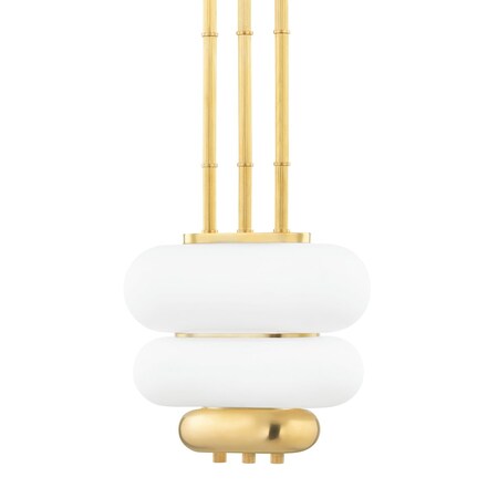 Hudson Valley Lighting Kelly Behun X Palisade 2 Light Pendant 11.75 In. Aged Brass KBS1354702-AGB