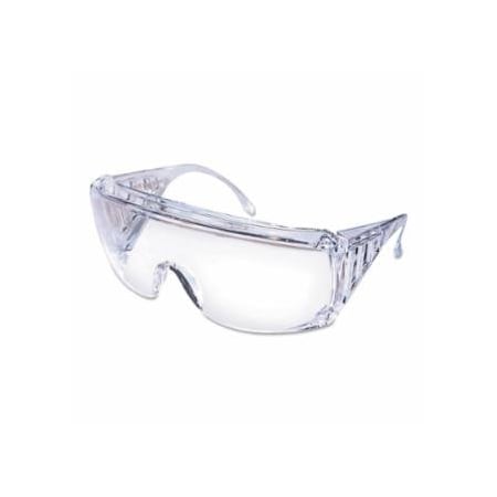 Mcr Safety Yukon 9810 Protective Eyewear, Clear Coated Polycarbonate Lenses, Clear Frame 135-9810