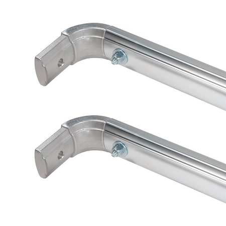 Mytee Products 98 in Telescopic Aluminum Upper Arm w/ 90° Corner for Dump Truck Tarp System, 2PK T-ASAWCx2