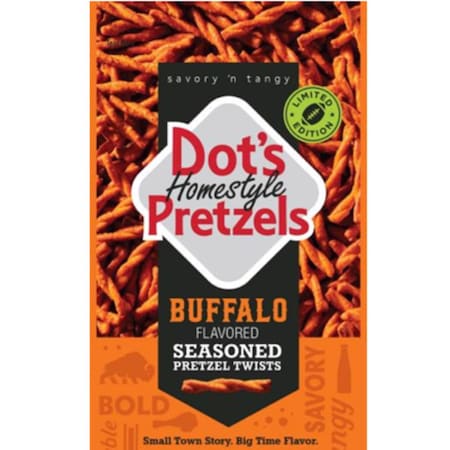 Dots Homestyle Buffalo Pretzels 5 oz Bagged 80148