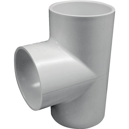 Genova LASCO 401030BC Pipe Tee, 3 in, Slip, PVC, SCH 40 Schedule 401030-BC