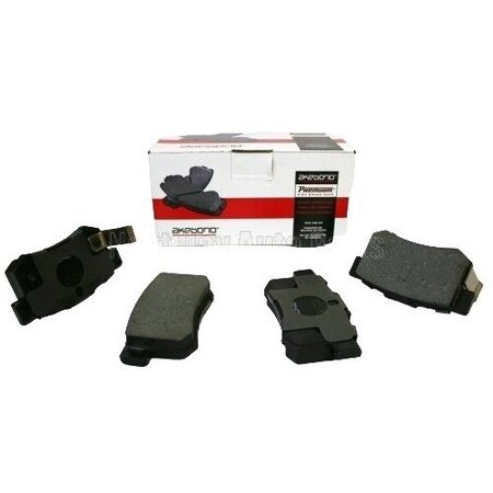 Akebono 90 Plymouth Laser Akebono Pad Set, Isd329 ISD329