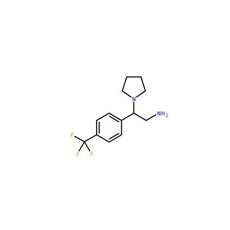 Ak Scientific 2-Pyrrolidinyl-2-[4-(trifluoromethyl)phenyl]ethylamine (1g), CAS 885950-66-3 5117AH-1g