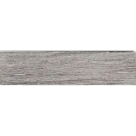 Apollo Tile Artisana 3x12 in. Wooden Grey Textured Etched Linear Wave Elongated Subway Tile (5 sq ft/case) 20PK APLEFT8802WGA