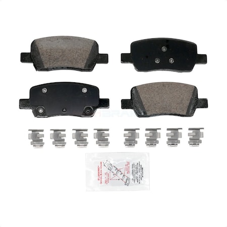 Ameribrakes Rear Ceramic Disc Brake Pads For Kia Hyundai Sorento Carnival Santa Fe Cruz NWF-PRC2381