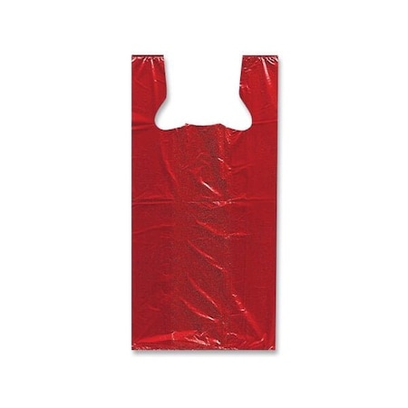 Nashville Wraps Red Recycled Plastic T Sacks, Medium 11.5x6.5x21.5, 1000PK TS100RE