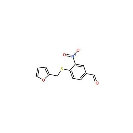 Ak Scientific 4-((Furan-2-ylmethyl)thio)-3-nitrobenzaldehyde (1g), CAS 175278-53-2 5856AD-1g