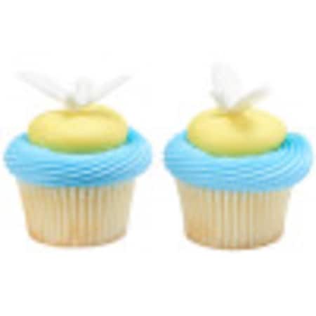 Cakedrake Wedding Theme Cake Picks, Dove Shape Cake Picks 24/PKG cake topper decor CD-DCP-20716-24/PKG