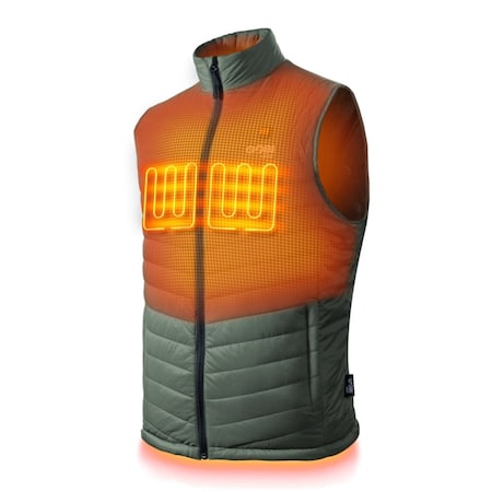 Gobi Heat Dune Men's Heated Vest, Green, L 723651