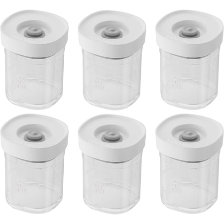 Zwilling Fresh and Save Cube 6-pc Spice Set, Plastic, Airtight Dry Food Container 1029992