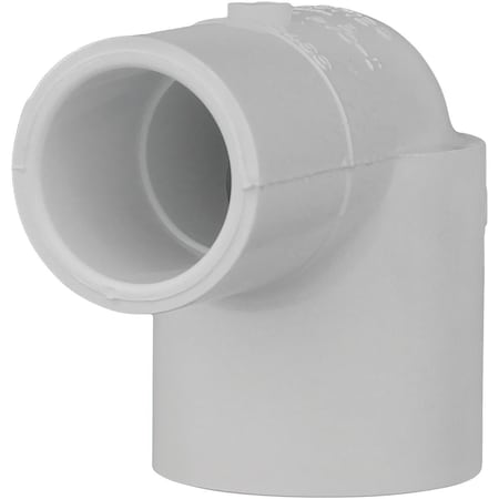 Charlotte Pipe And Foundry 3/4'' Slip x Spigot Schedule 40 90 Deg. Street PVC Elbow, 1/4 Bend PVC 02304 0600HA