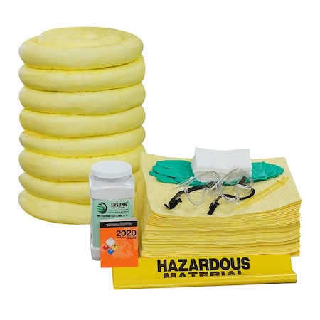 Enpac 65-Gallon Poly SpillPack Spill Kit, Refill, Aggressive 1461-RF