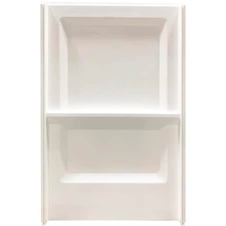 Mustee Durawall Model 700 48'' Wx34''D Back Shower Wall in Wht 748.34W