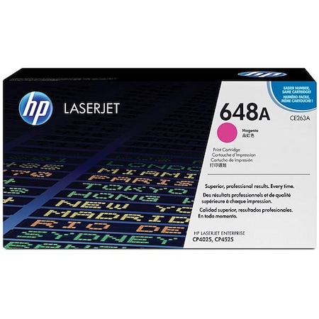 Hp 648A Magenta Original LaserJet Toner Cartridge, 11,000 Yield CE263A