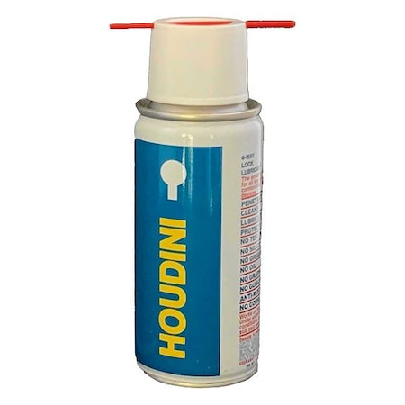 Houdini Dry Lubricant, 2.5 oz, Aerosol Spray Can, 00075541223263
