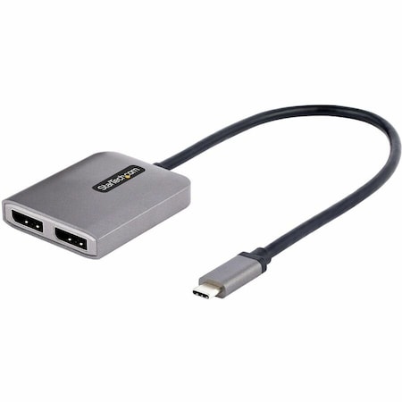 Startech.Com USB-C TO DUAL-DISPLAYPORT MULTI-MONITOR ADAPTER FOR 2X 5K 60HZ DISPLAYS; DISCRET MST14CD122DP