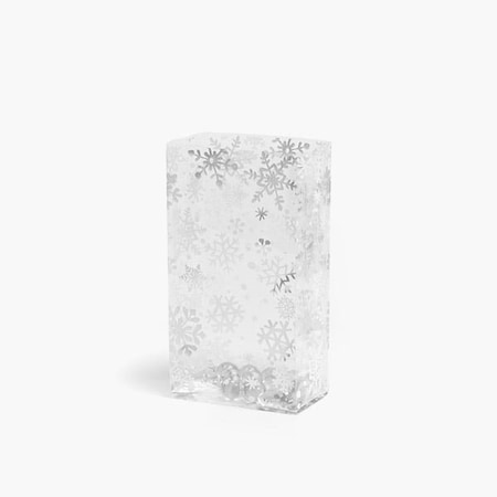 Nashville Wraps Winter Snowflake Cello Bags, 3.5x2x7.75 in, 100PK C1BWSF