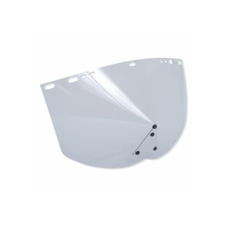 Jackson Safety F30 Acetate Faceshield, 9154 CHIN, Uncoated, Clear, P Shape, Unbound, 15.5 in L x 9 in H 138-29060