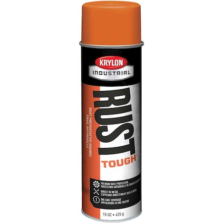 Krylon Industrial Rust Tough Acrylic Enamel Safety Orange OSHA R00559