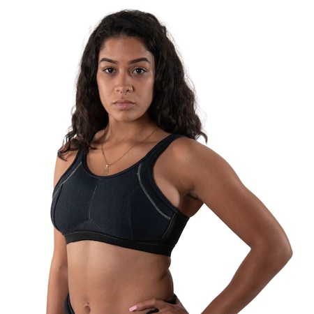 Seraphina Safety Apparel Women's Active Fit Flame-ResistantSafety Bra, Gray, 38I CXWASB