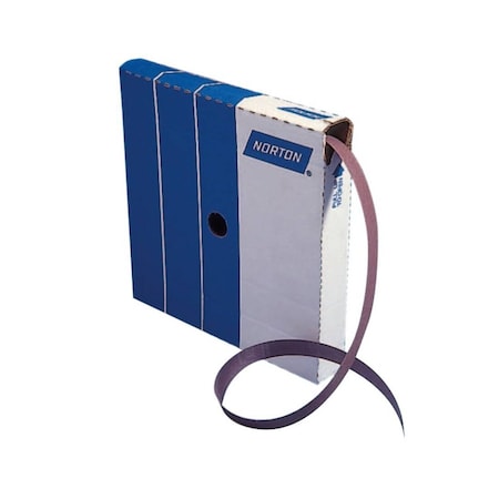 Norton Co 1 1/2 in x 50 Yd 100 Grit Aluminum Oxide Shop Roll 66261126287