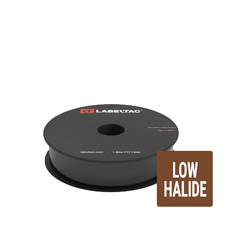 Labeltac Low Halide Supply 1in x 150ft LT4/Pro X, Black LT103LH