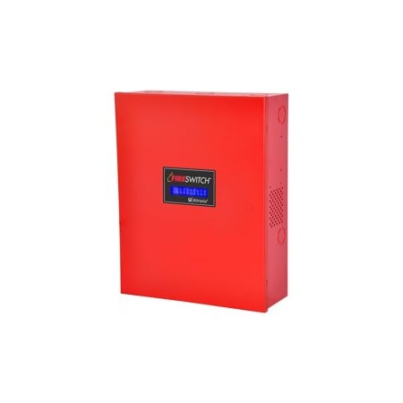 Altronix NAC Power Supply, 4 Class A, 8 Class B, 24VDC at 10A, 115VAC, Red BC400 Enclosure FIRESWITCH108
