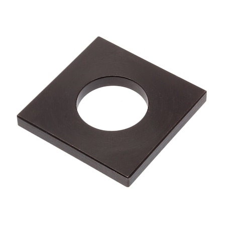 Zoro Select Square Washer, Fits Bolt Size M20 , Stainless Steel Black Oxide Finish Z8920-316-BX