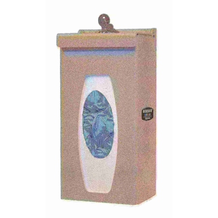 Bowman Dispensers Glove Dispenser, Beige, Wall Mount, ABS GL024-0212