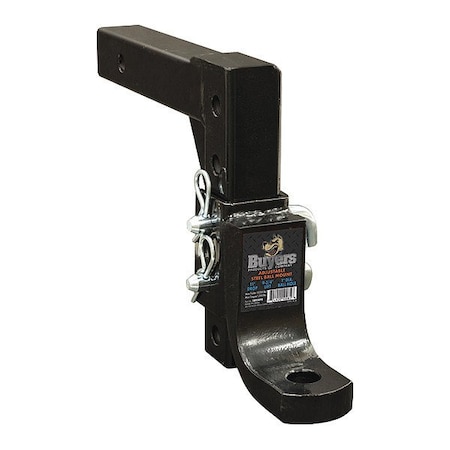 Buyers Products Ball Mount, 12 7/8 in L, Carbon Steel 1803095