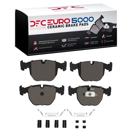 Dfc 5000 Euro Ceramic Disc Brake Pad Set,  1600-0681-01
