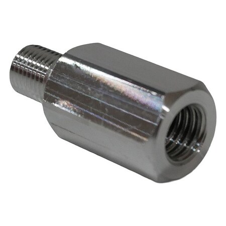 Zoro Select Male-Female Hex Adapter ZTA38FXM10C-AL