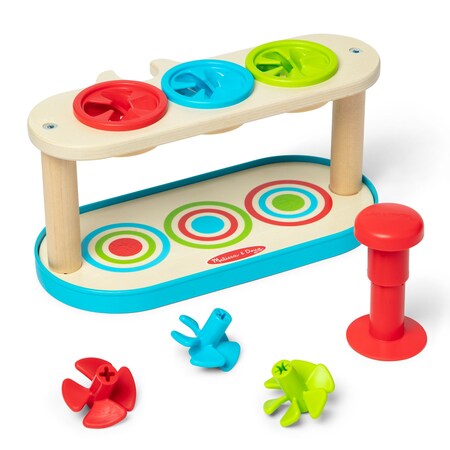 Melissa & Doug Match & Push Spinning Tops 31812