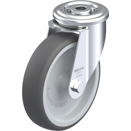 Blickle Kngpn Swvl Cstr, Polyurethane, 5", 330 lb. LER-PATH 125G