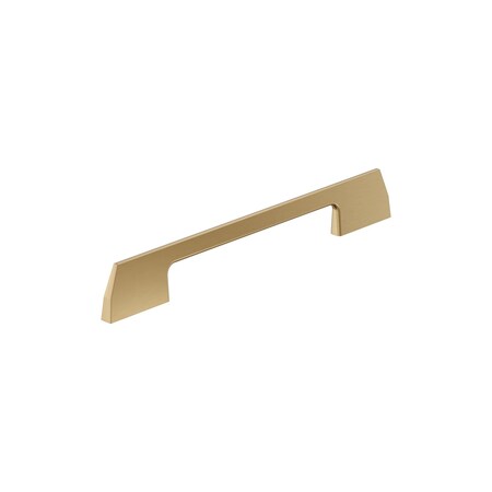 Amerock Angle 6-5/16 inch (160mm) Center-to-Center Champagne Bronze Cabinet Pull, 25PK 25VMP37304CZ