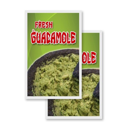 Signmission Guacamole, Vinyl Decals Only 24 Inch x 36 Inch, Vinyl Decal, 2PK DSB-2436-2PACK-Guacamole