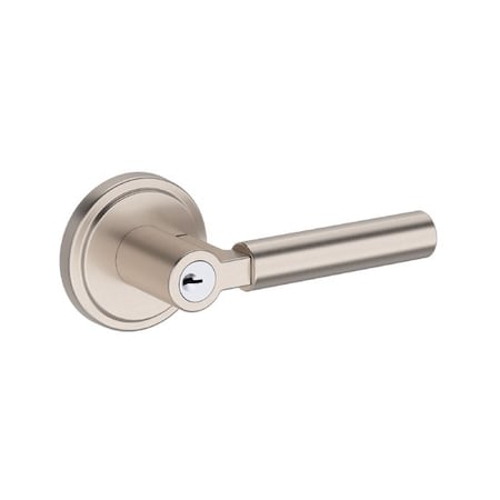 Baldwin Residential Door Levers Keyed Entry Reversible Satin Nickel ENLKFSRR150