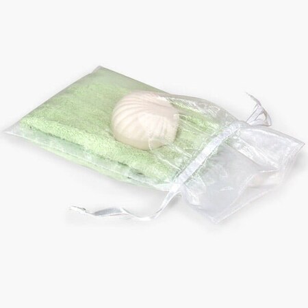 Nashville Wraps White Organza Favor Bags, 6x10, 10PK B95301