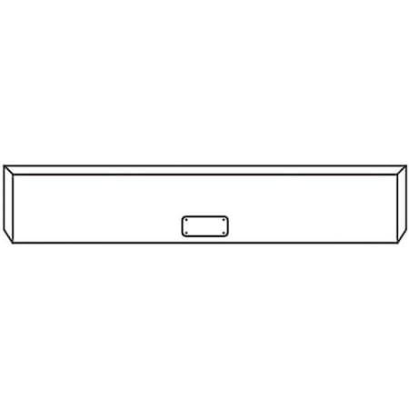 Replacement For Peterbilt 567 Sfa Year 2017 18 In Blind Mount Mitered End Bumper Wust Mounts