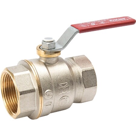 Proline Series ProLine 1-1/4'' FIP x 1-1/4'' FIP Brass Ball Valve 107-006NL