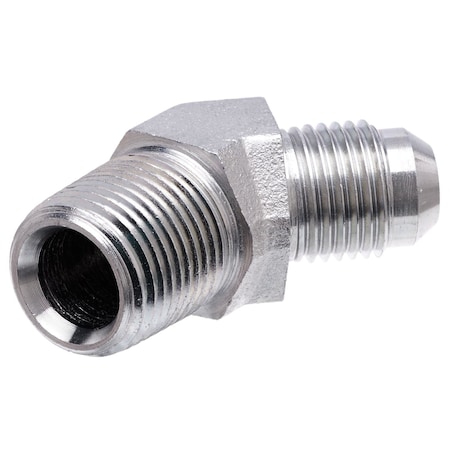Gates Male JIC 37 Flare to Male Pipe NPTF - 45 SAE to SAE G60497-1208