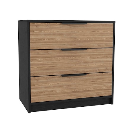 Homeroots 28" Oak Three Drawer Dresser 534963