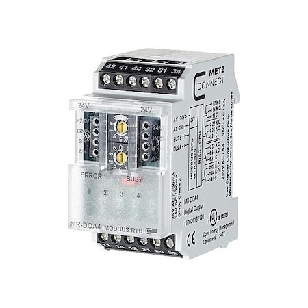 Metz Connect Modbus Module, 24V AC/DC, 4 Outputs 110836132101