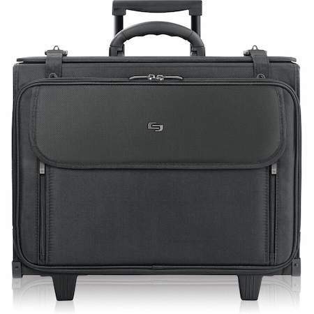 Solo New York Classic Rolling Case, Fits 15.4'' to 17'' Laptops, 13.5'' x 17.5'' x 7'', Black B151-4