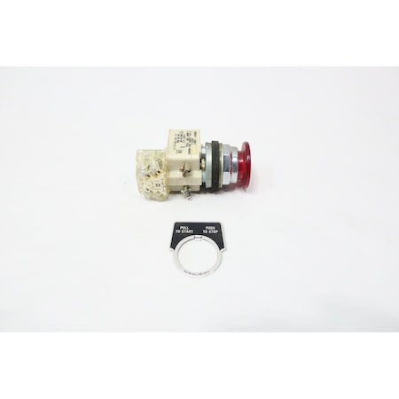 Square D RED EMERGENCY STOP BUTTON KR-9P1RH13