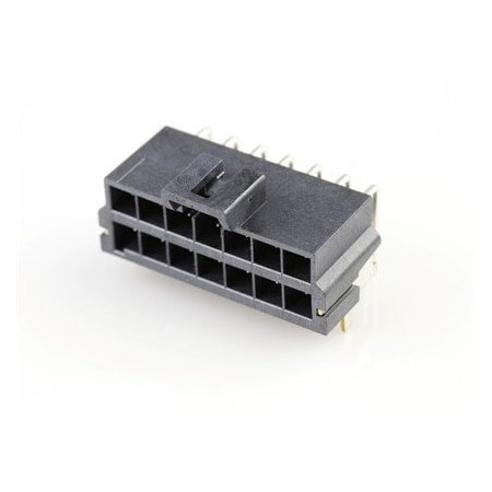 Molex BEAU ULTRAFIT HDR RT 2R BLK 14 CKT 15AU 172316-3214