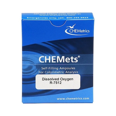 Chemetrics Single Parameter Refill, 4 1/4 in H, PK30 R-7512