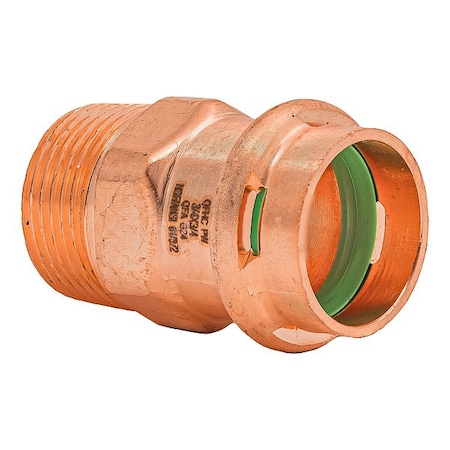 Quickfitting Surepress Strt, Copper, Press-fit3/4in, MNPT3/4in SPWM22R